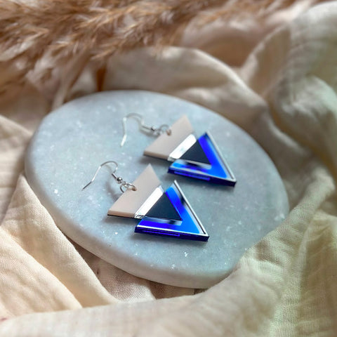 Boucles d'oreilles | Delta bleu