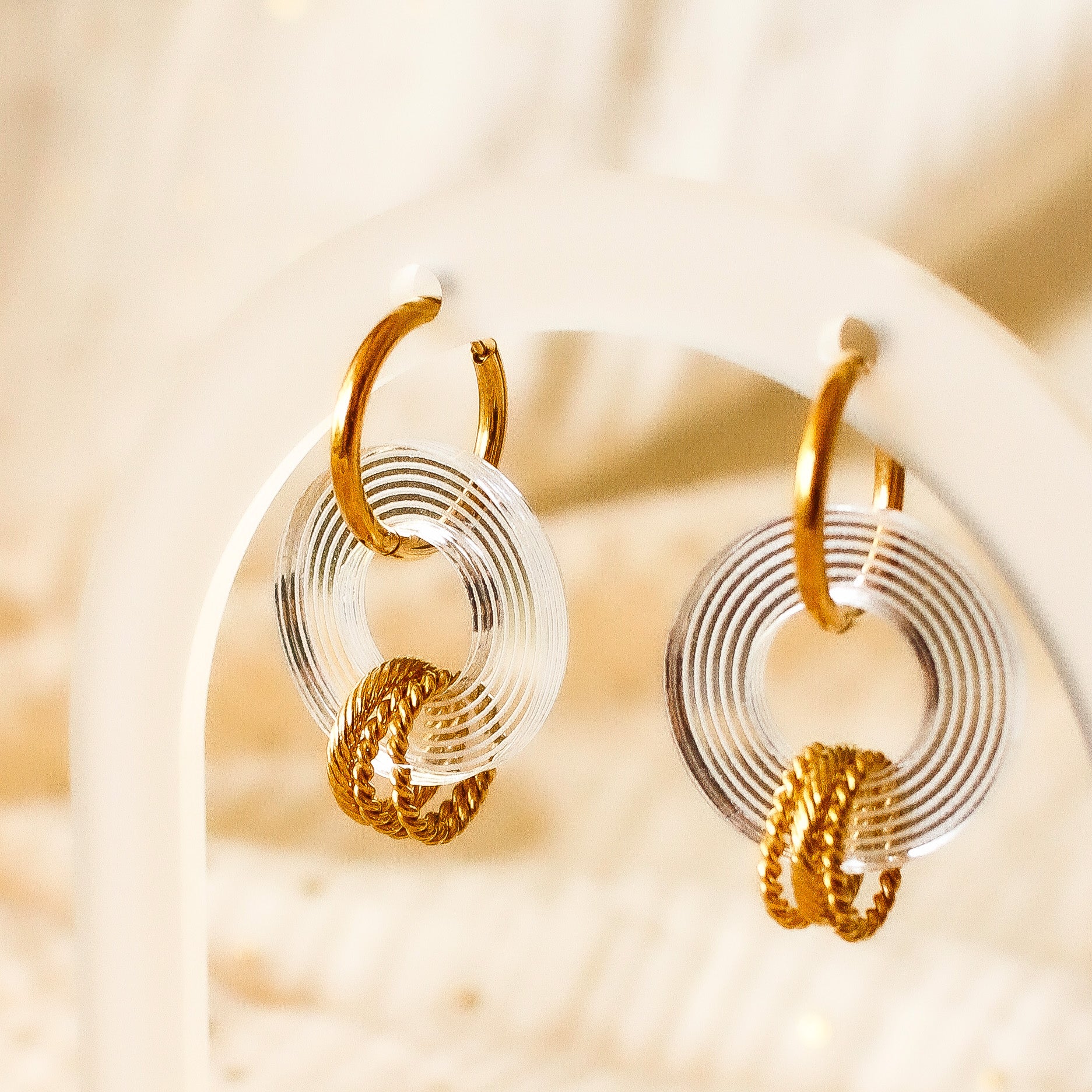 Boucles d'oreilles | Saturne
