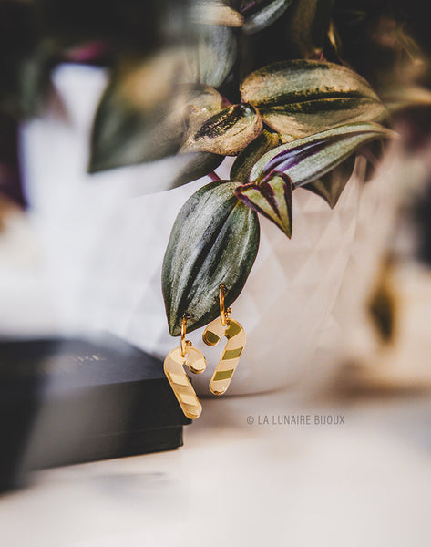 Boucles d'oreilles | Sucre d'orge
