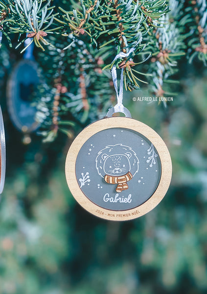 Boule de Noël “Mon premier Noël” | Lion