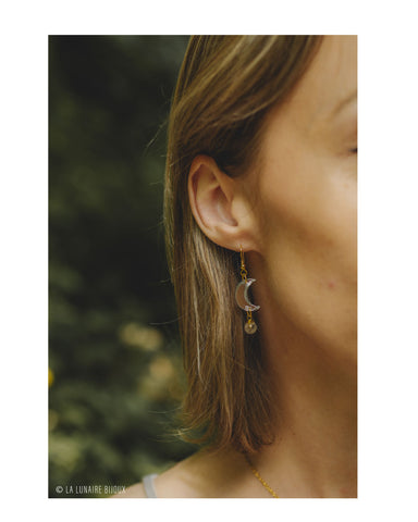 Boucles d'oreilles | Lunaire