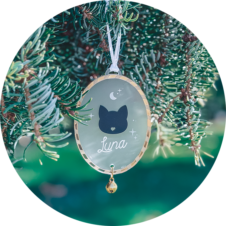 Boule de Noël | Chat