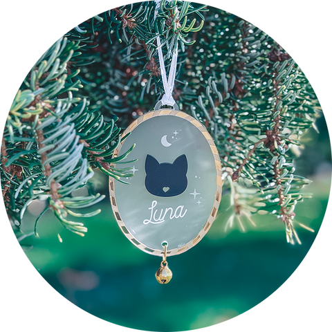 Boule de Noël | Chat