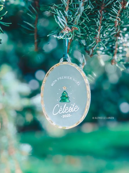 Boule de Noël “Mon premier Noël” | Sapin
