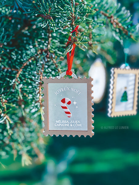 Boule de Noël | Timbre "Family"