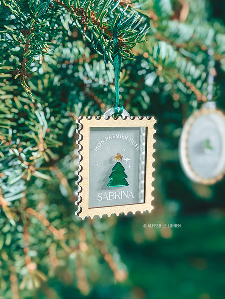 Boule de Noël | Timbre "Mon premier Noël