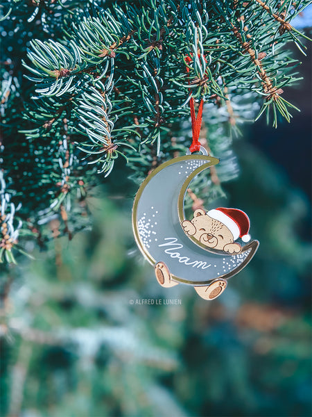 Boule de Noël | Petit ours lunaire