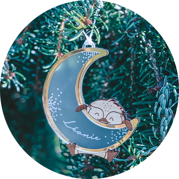 Boule de Noël “Mon premier Noël” | Pingouin