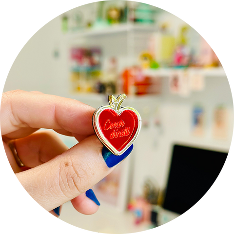 Pin's | Pomme d'amour d'instit