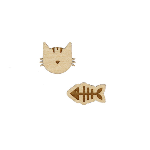 Duo de pins | Chat & dessert poissonneux