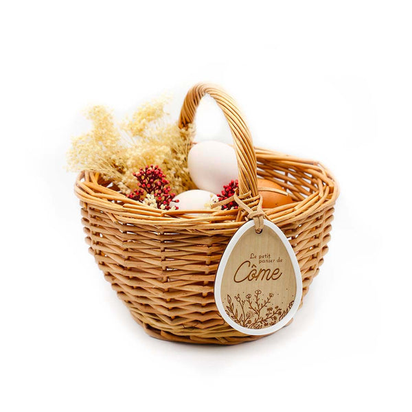 Nominette de Pâques | Mon petit oeuf fleuri (avec ou sans panier)
