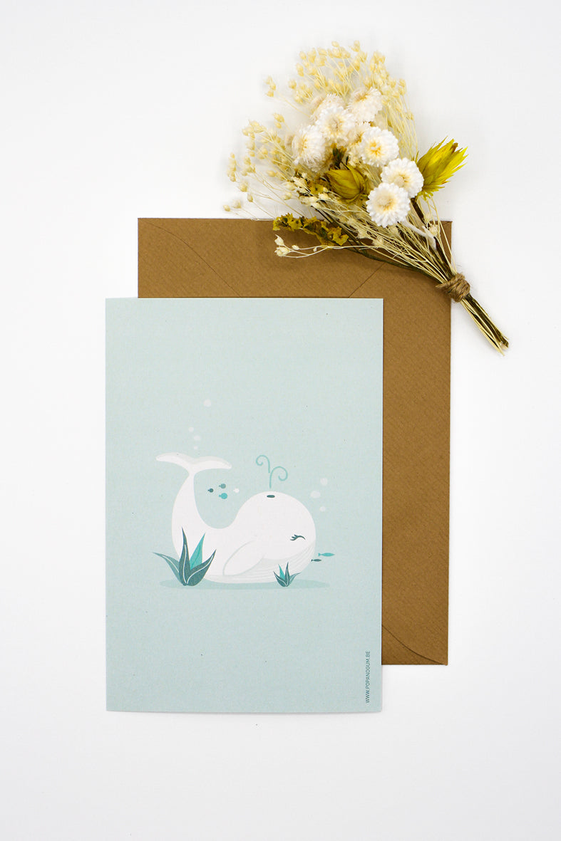 Carte postale "Baleine"