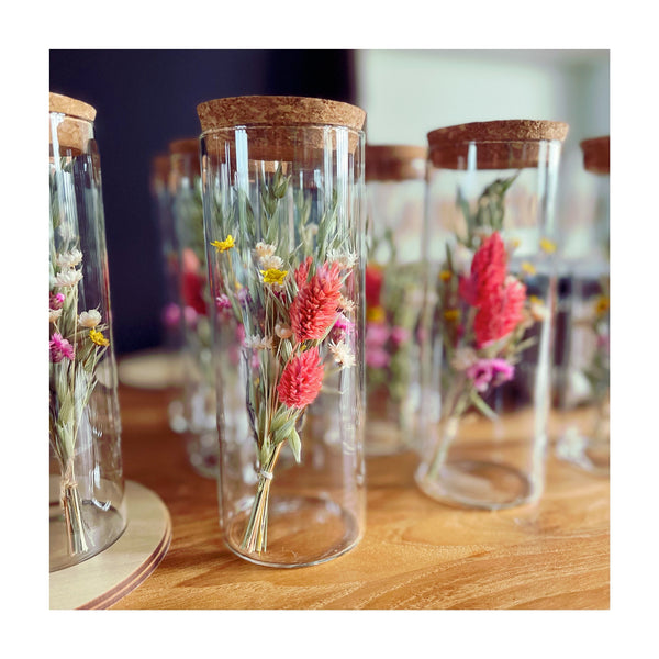 Décoration fête des mères | Fiole fleurie