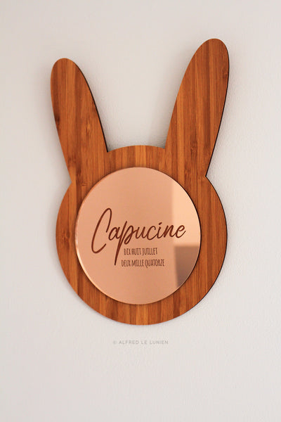 Miroir | Lapinou (personnalisable)